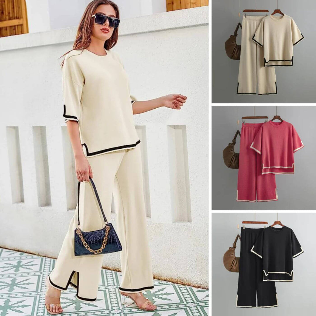 Heleta - Elegante Conjunto De Dos Piezas Tipo Capri