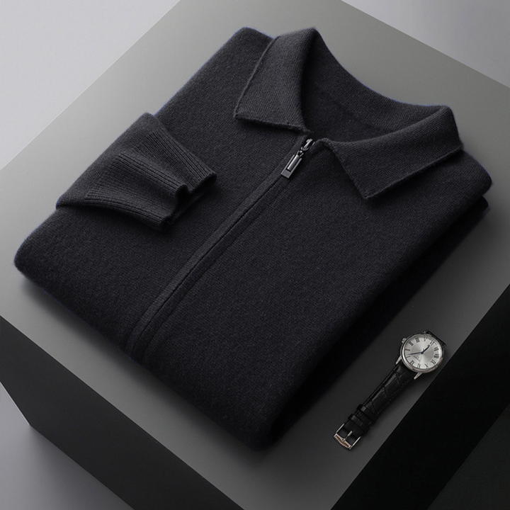 Keelon - Elegante Jersey De Lana Con Cremallera