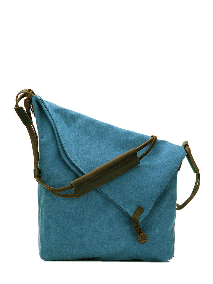 Liraine - Bolso Bandolera De Lona Y Piel