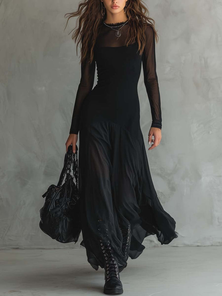 Yovanna - Vestido Largo de Tul con Encanto Etéreo