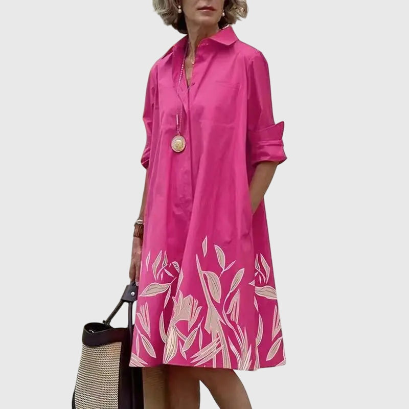 Oshadi - Elegante Minivestido Con Bolsillo