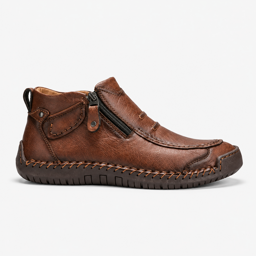 Aedrian - Zapatos De Alta Gama Con Cremallera Lateral