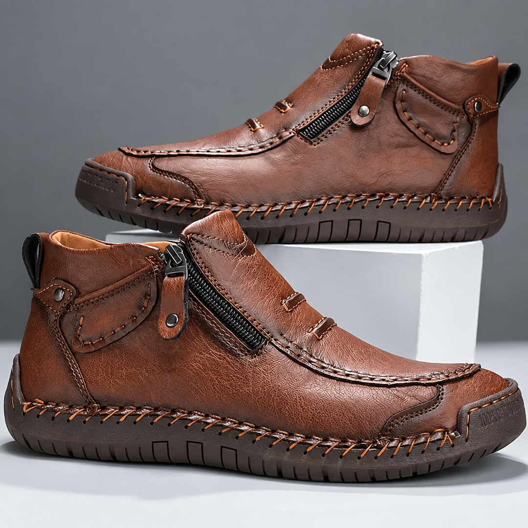 Aedrian - Zapatos De Alta Gama Con Cremallera Lateral