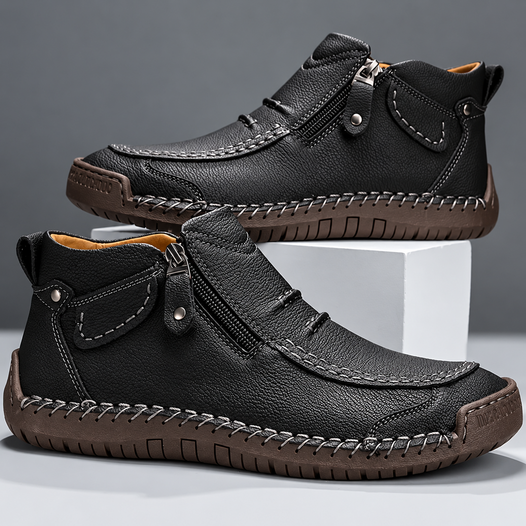 Aedrian - Zapatos De Alta Gama Con Cremallera Lateral