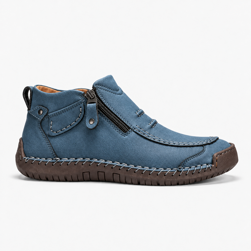 Aedrian - Zapatos De Alta Gama Con Cremallera Lateral