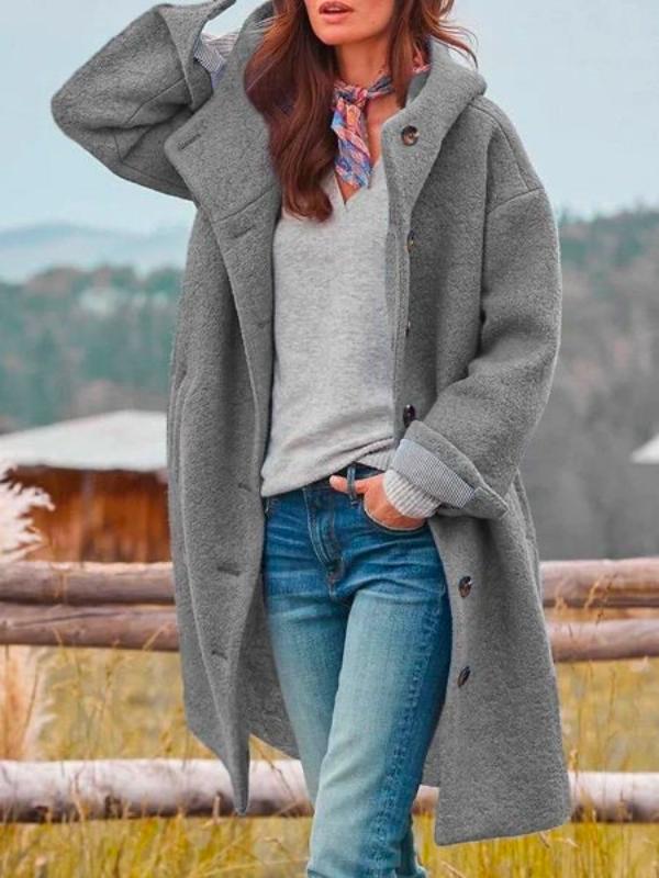 Janushi - Abrigo Elegante de Invierno de Manga larga