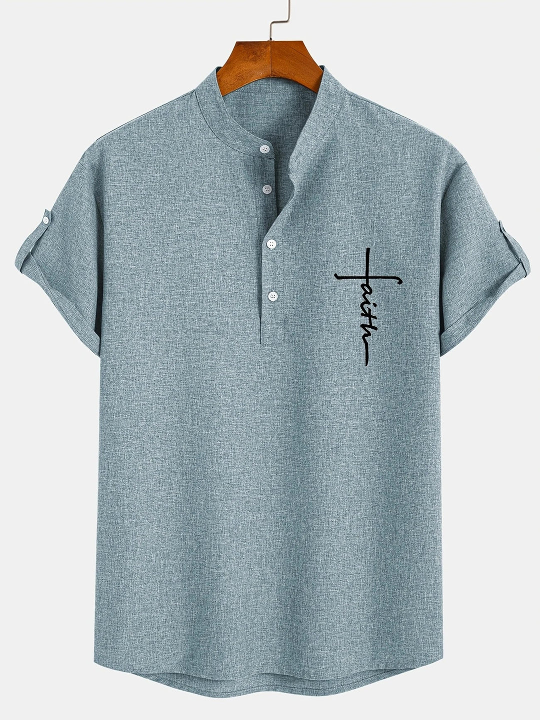 Samuelson -  Elegante Camisa De Manga Corta Con Cuello
