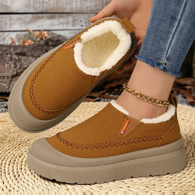 Adelya - Zapatos Elegantes Con Forro De Piel Sintética