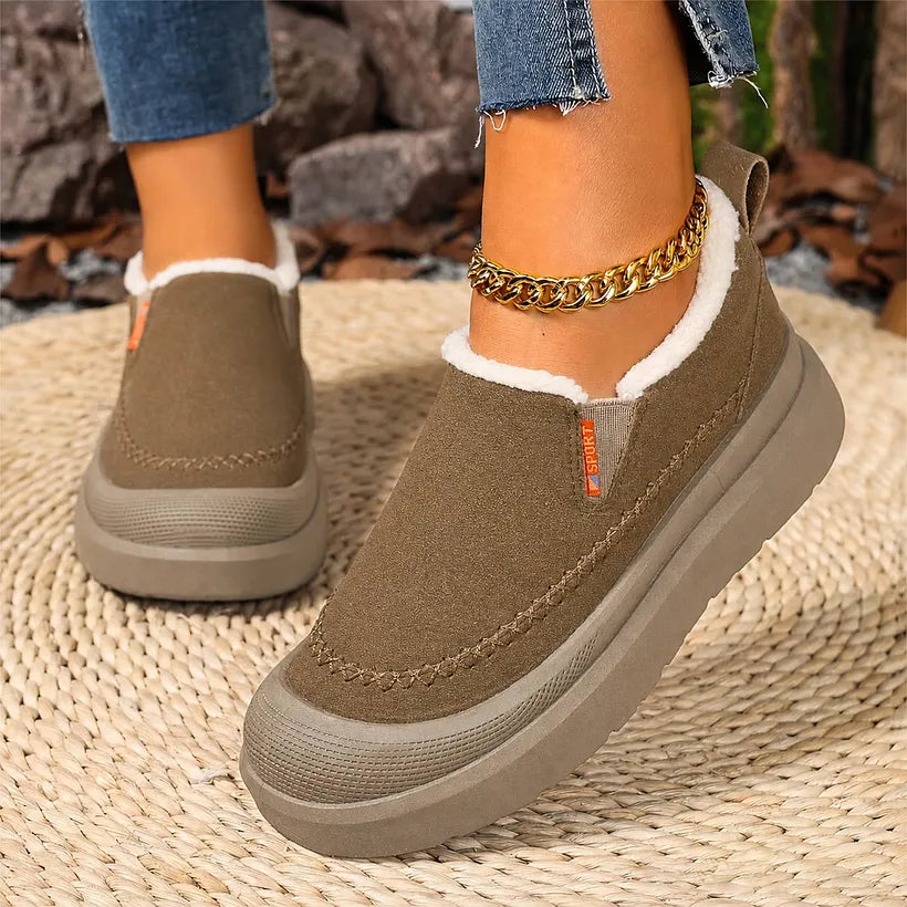 Adelya - Zapatos Elegantes Con Forro De Piel Sintética