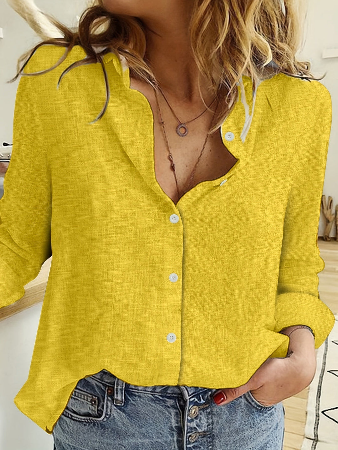 Leanne - Blusa De Lino Windy