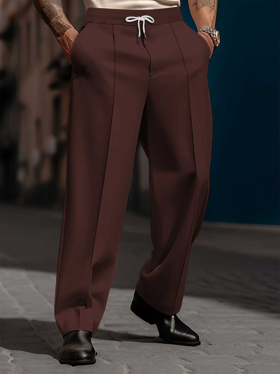 Raimi - Pantalones Informales Con Bolsillo