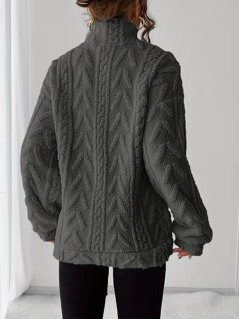 Nessia - Sudadera Versátil De Forro Polar