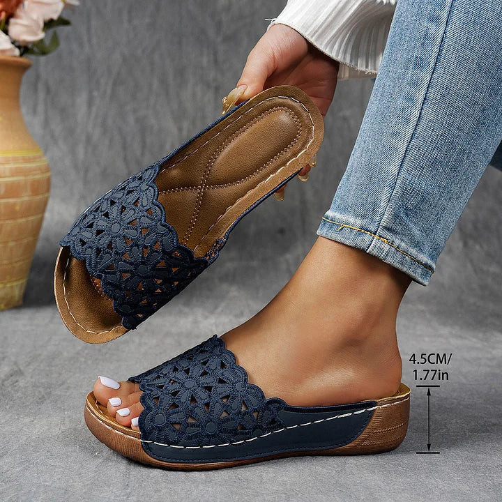 Navodya - Sandalias Elegantes Con Motivos de Peces