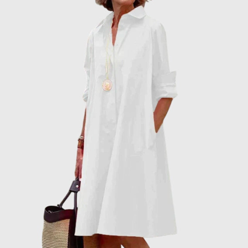 Oshadi - Elegante Minivestido Con Bolsillo