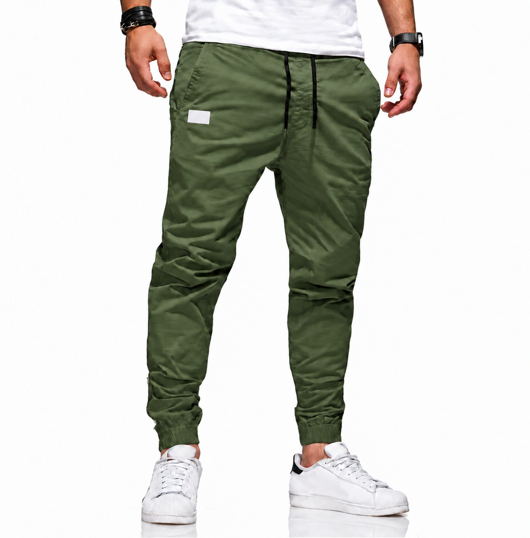 Lonan - Pantalones De Chándal Informales Con Cordón