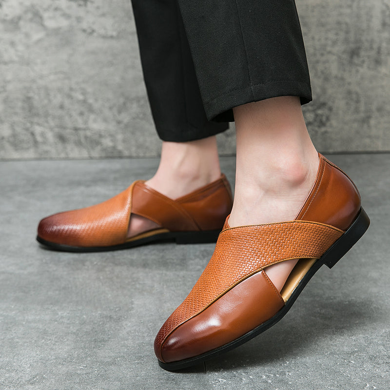 Nataan - Mocasines de Cuero Auténtico