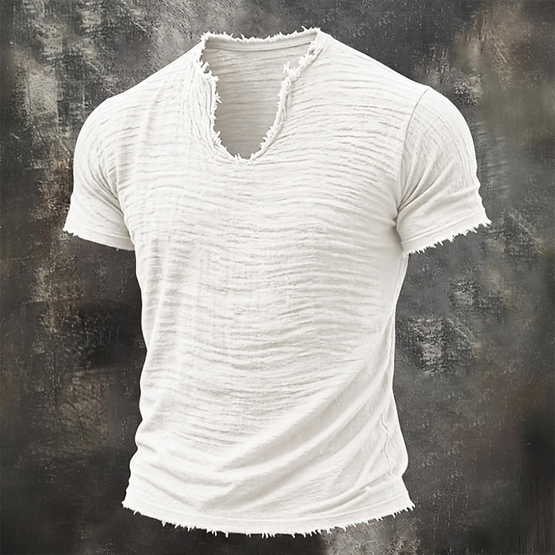 Pavel - Camiseta Vintage Con Cuello en V
