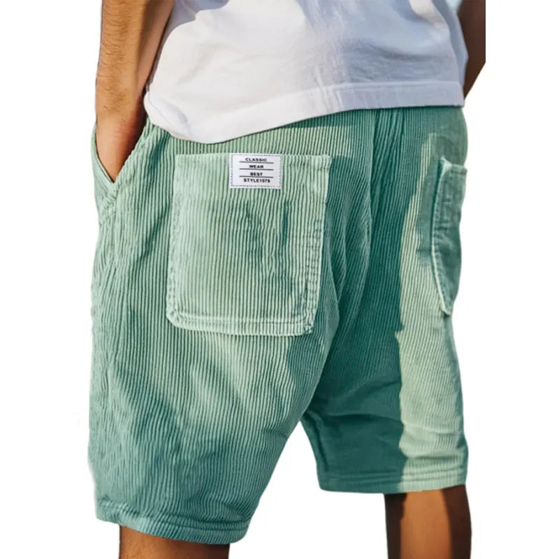 Festus - Pantalón Corto Entallado De Textura Refinada