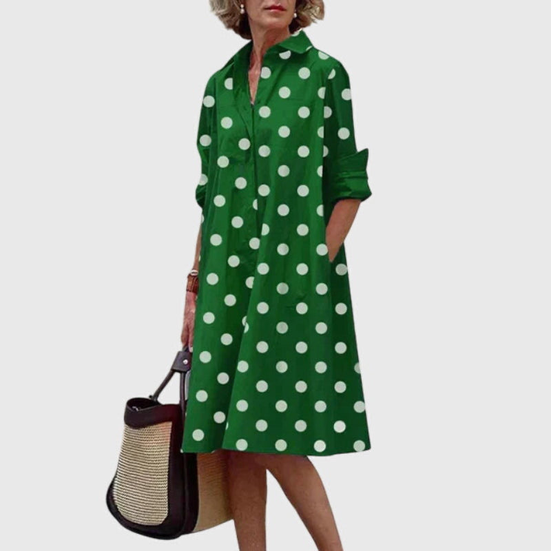 Oshadi - Elegante Minivestido Con Bolsillo