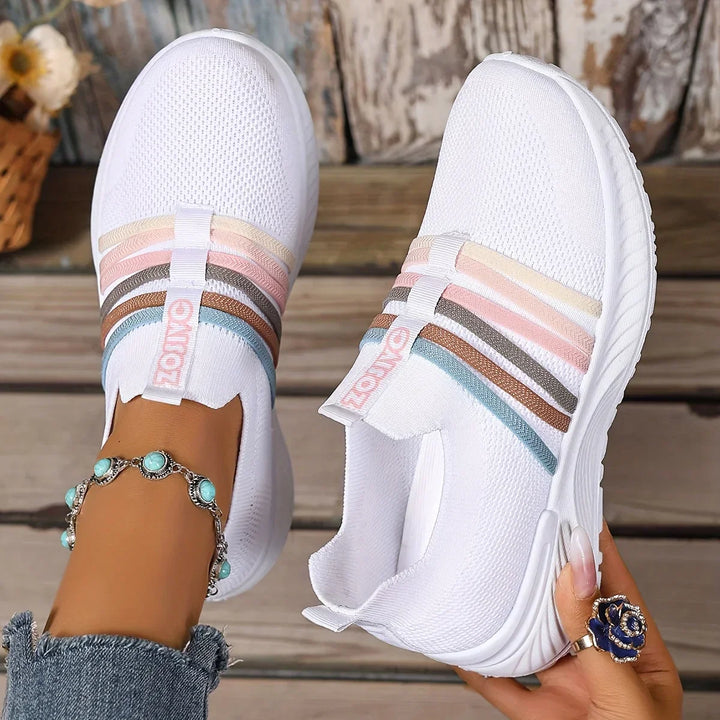 Lioray - Zapatillas Deportivas De Rayas Informales
