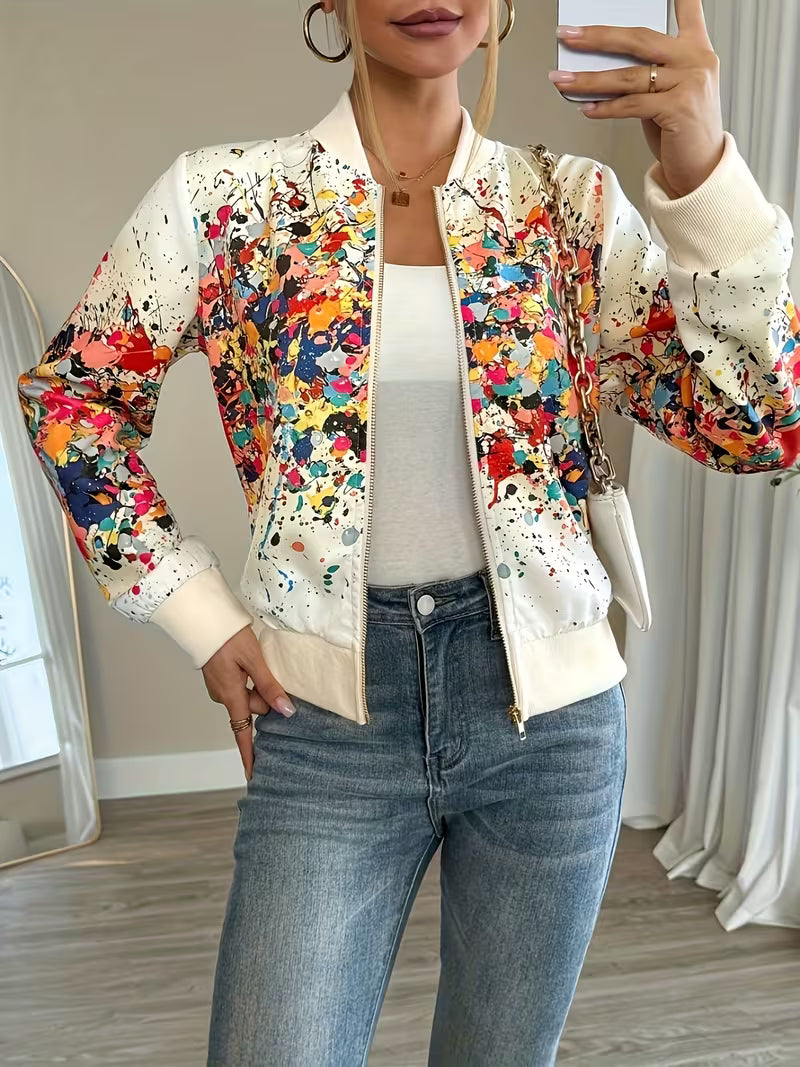 Riena - Chaqueta Con Estampado Tie-dye De Colores Vivos