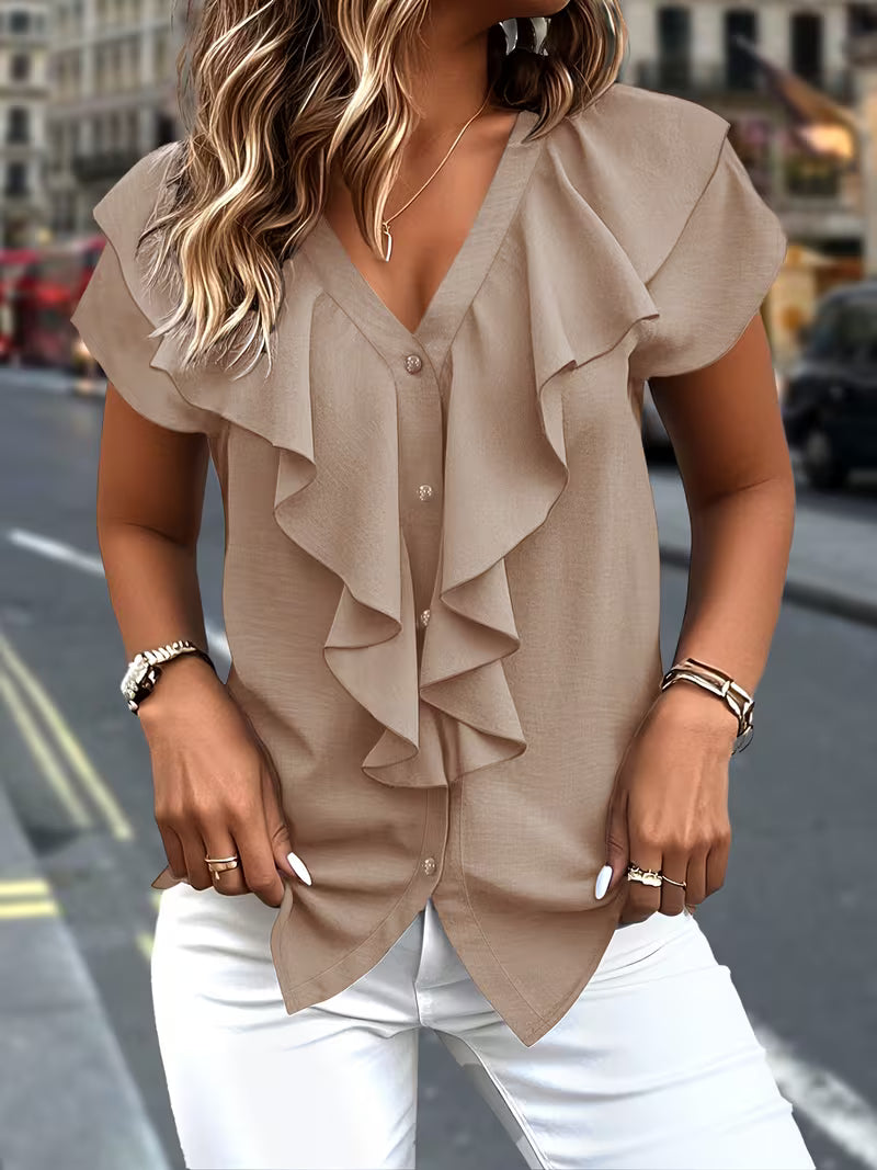 Salma - Blusa de Estilo Elegante