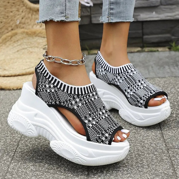 Carolane - Sandalias Deportivas De Moda Con Suela Gruesa
