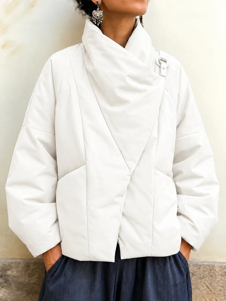 Macayla - Chaqueta Acolchada Asimétrica