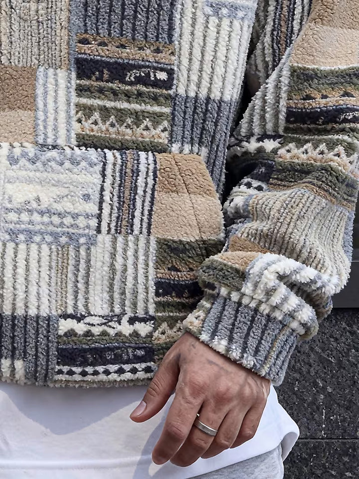 Silvain - Sudadera Con Capucha Y Cremallera Estampada