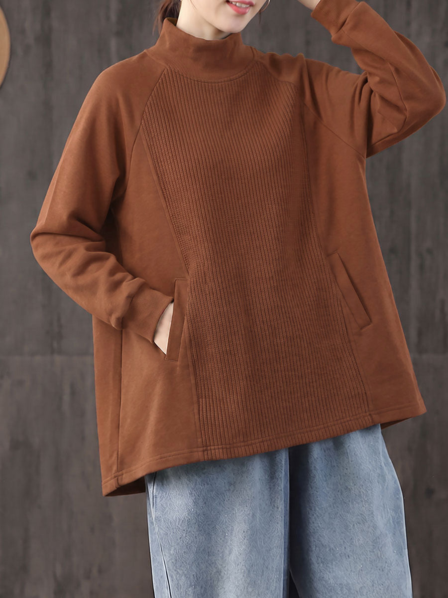 Safia - Blusa De Cuello Alto Oversize