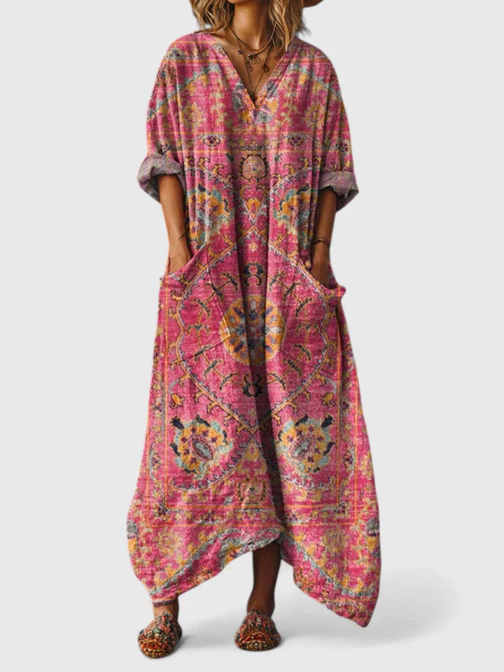 Chathumi - Vestido Elegante Con Estampado