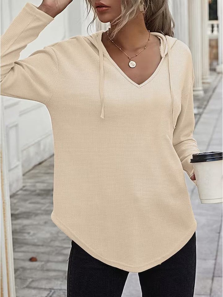 Heydi - Sudadera Con Capucha Manga Larga y Bajo Curvo