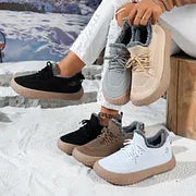 Dyer - Zapatillas con Cordones y Forro de Felpa