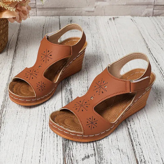 Setia - Cómodas Sandalias Con Cuña