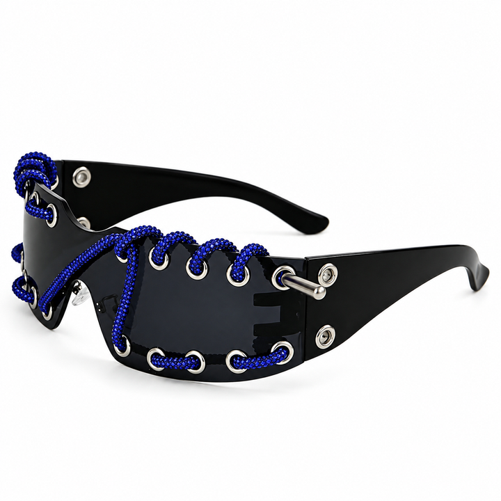 ChainShade - Gafas De Sol De Moda Con Cristales Con Tachuelas