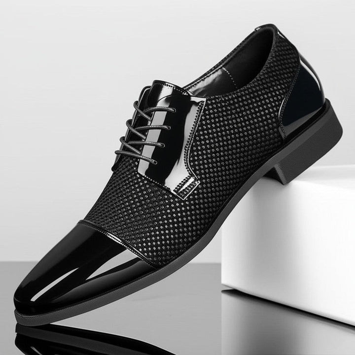 Dernard - Zapatos De Cuero Con Cordones