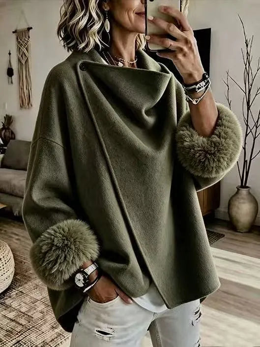 Maddia - Elegante Chaqueta De Pelo Sintético