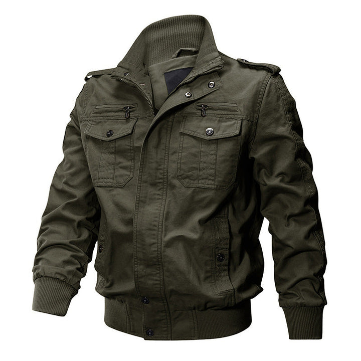 Miltin - Chaqueta Bomber Militar De Estilo Cargo