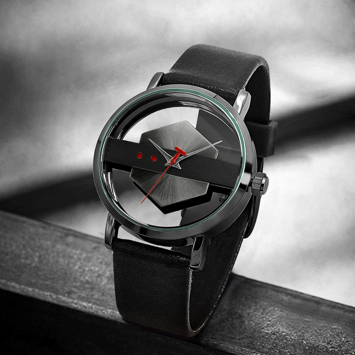 DialVorn - Reloj Con Correa Y Esfera Geométrica