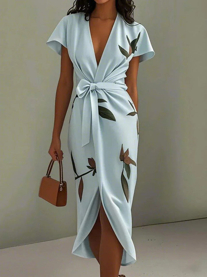 Beverly - Elegante Vestido Blanco Satinado