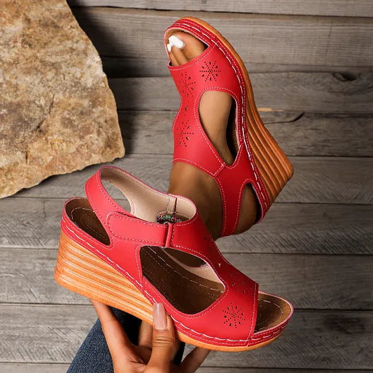 Setia - Cómodas Sandalias Con Cuña