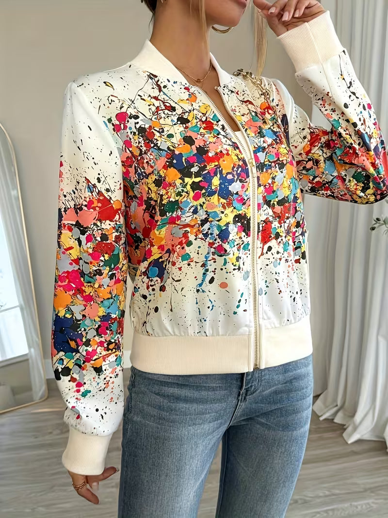 Riena - Chaqueta Con Estampado Tie-dye De Colores Vivos