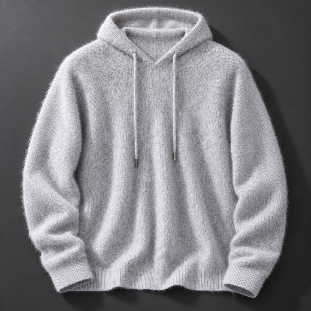 Fynch - Sudadera Con Capucha de Punto Cordón y Puños Acanalados