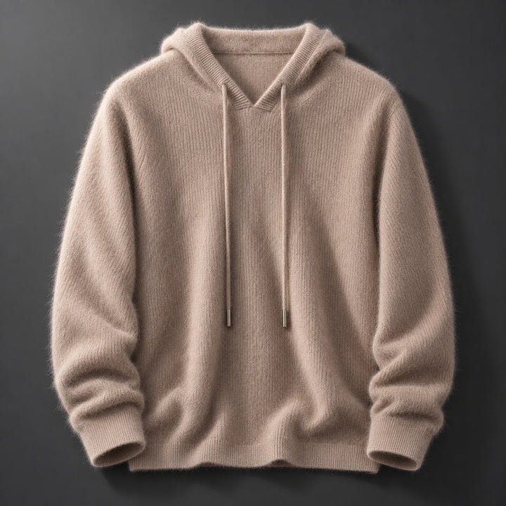 Fynch - Sudadera Con Capucha de Punto Cordón y Puños Acanalados