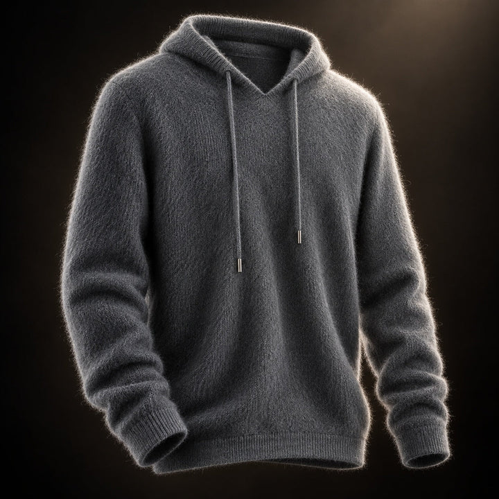 Fynch - Sudadera Con Capucha de Punto Cordón y Puños Acanalados