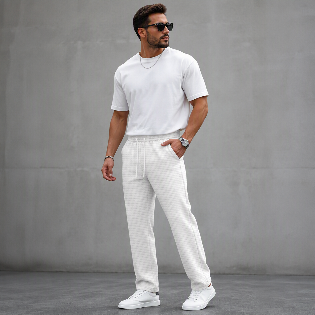 Aymeric - Pantalones De Punto Con Efecto Gofre