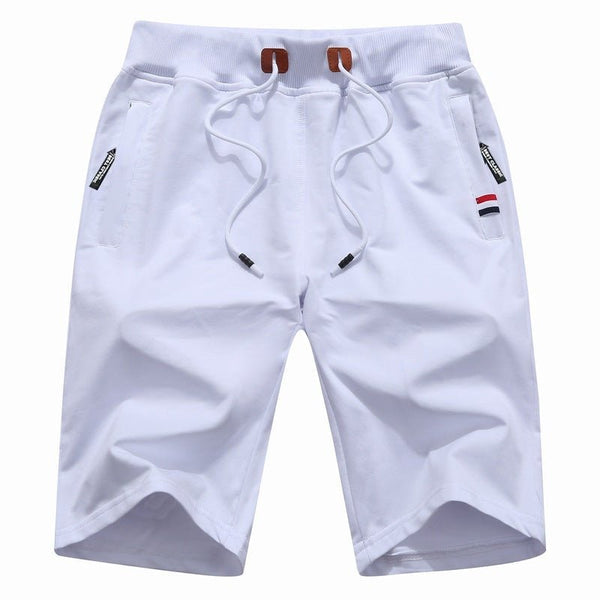 Hary - Pantalones Cortos de Algodón Con Bolsillos Con Cremallera