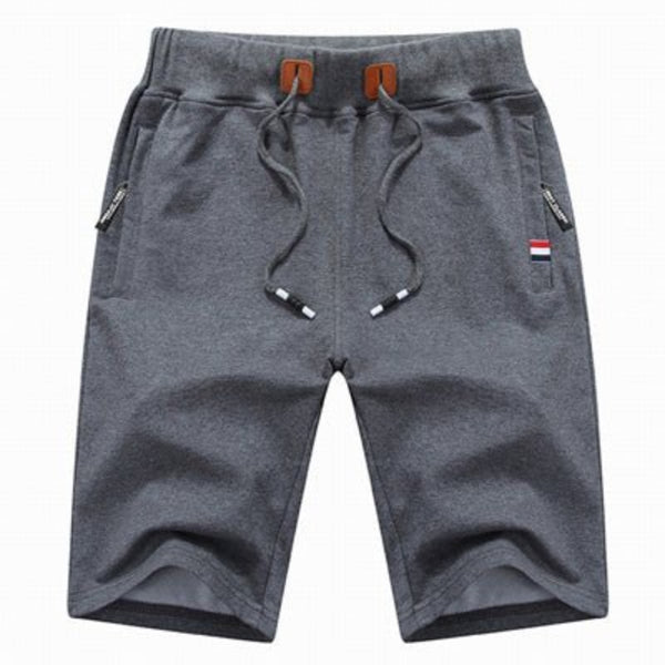 Hary - Pantalones Cortos de Algodón Con Bolsillos Con Cremallera