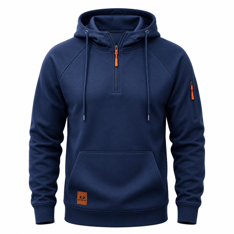 Juventus - Quarter Zip Hooded Sweatshirt