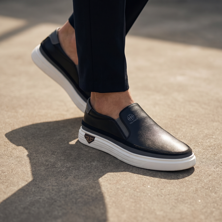 Lazari - Zapatillas Sin Cordones De Piel